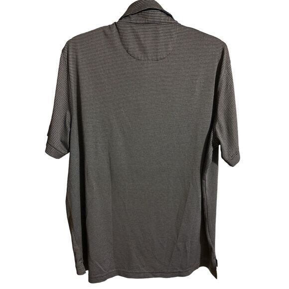 Short Par4 Polo shirt short sleeve size L‎ Black /gray - Picture 3 of 4